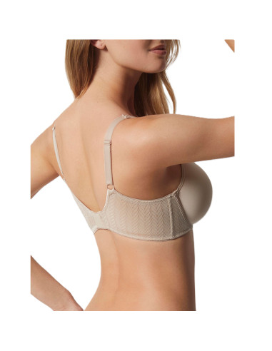Montse Pedrosa | Sujetador Fabiola C-D "Spacer" de Selene color Tierra