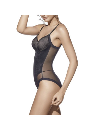 Montse Pedrosa | Body Violeta de Selene color Negro 2